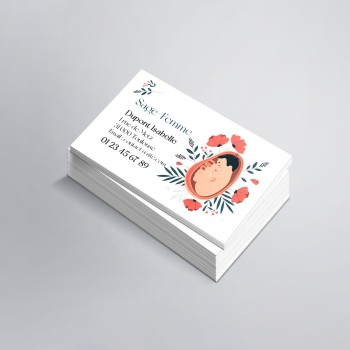 Carte de visite pour les sages femmes