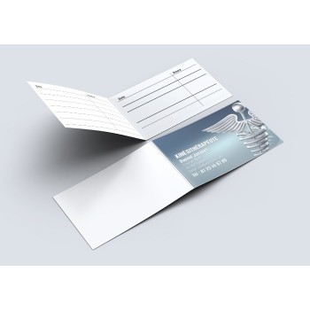 Carte de Rendez-vous profession kinésithérapeute