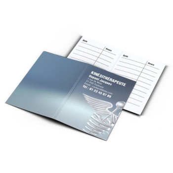 Carte de Rendez-vous profession kinésithérapeute