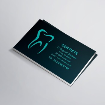 Carte de visite de chirurgien dentiste