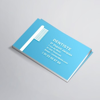 Carte de visite de chirurgien dentiste