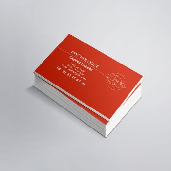 Carte de visite pour psychologue