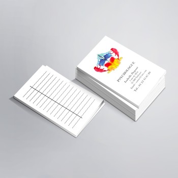 Cartes de RDV simples n°1 pour Psychologue