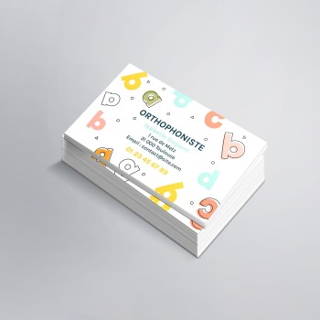 Cartes visite Orthophoniste