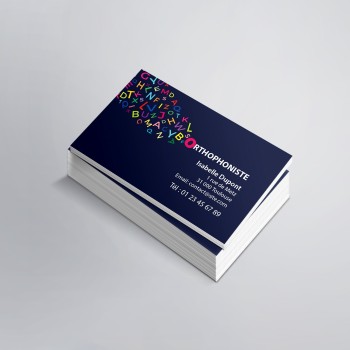 Cartes visite Orthophoniste