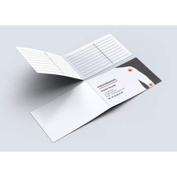 Création de cartes de RDV doubles kinésithérapeutes