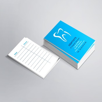 Carte de rendez-vous pour les dentistes