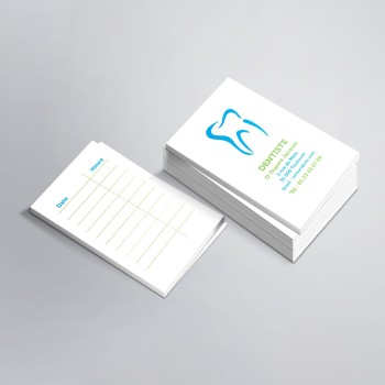 Carte de rendez-vous simples pour Dentistes