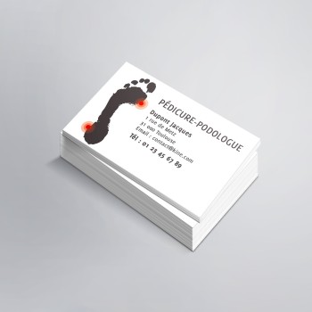 Cartes de visite n°3 pour Pédicures Podologues