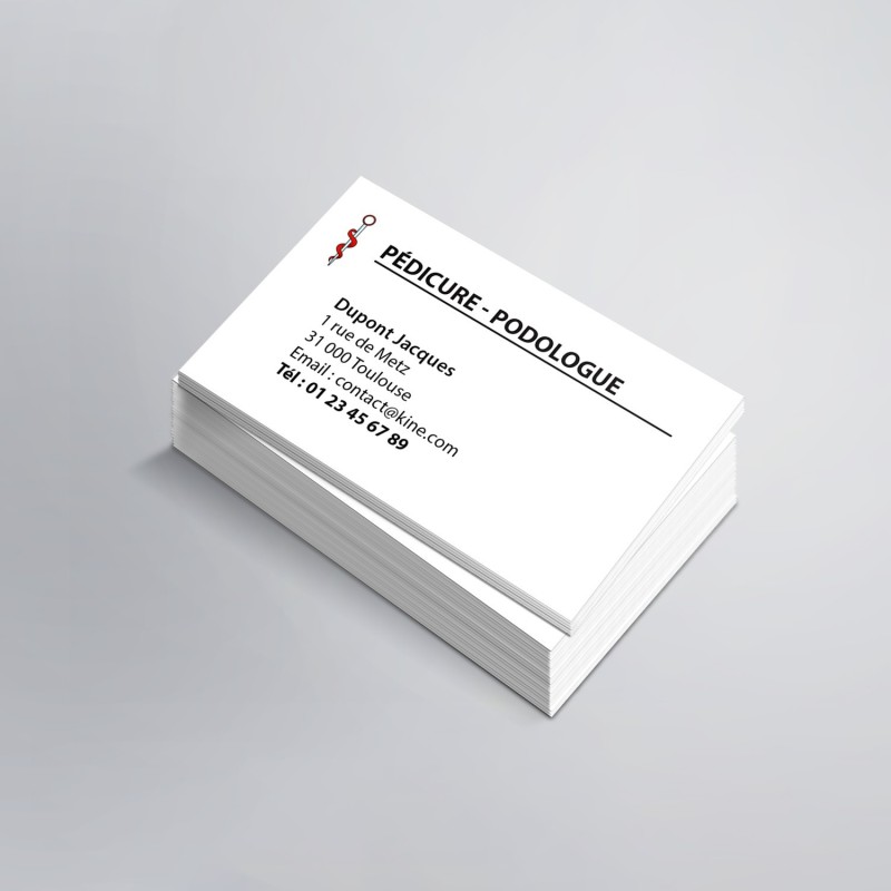 Cartes de visite n°1 pour Pédicures Podologues