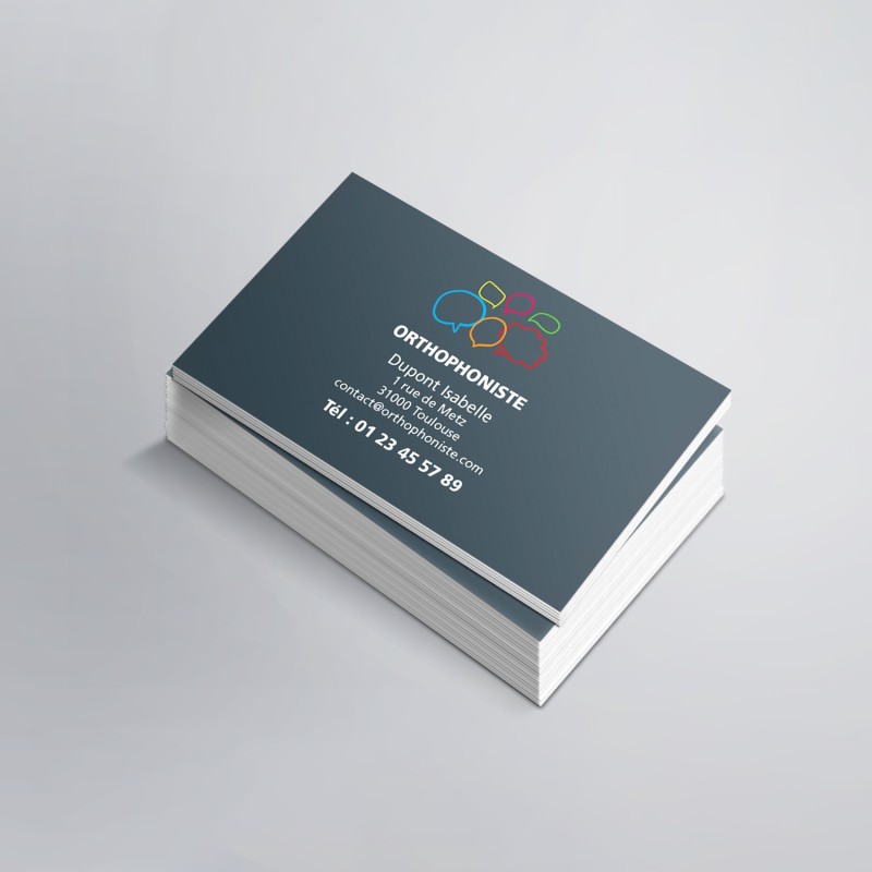 Cartes visite Orthophoniste