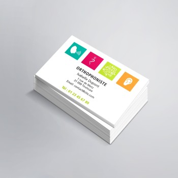 Cartes visite Orthophoniste