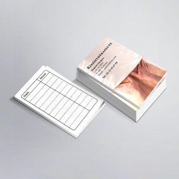 Cartes de RDV simples pour kinésithérapeutes