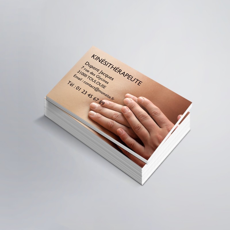 Carte de visite professionnels Kinésithérapeutes