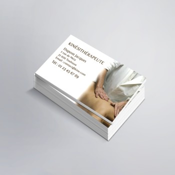 Les cartes de visite pour les Kinésithérapeutes