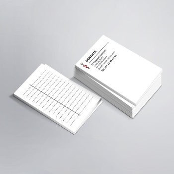Cartes rendez-vous imprimées de Dentiste