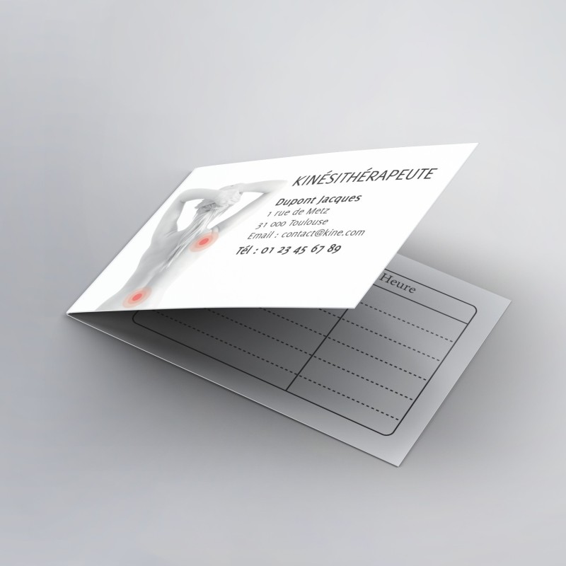 Carte RDV double kinésithérapeutes n°7