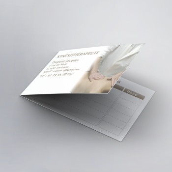 Carte Rendez-vous double de kinésithérapeutes
