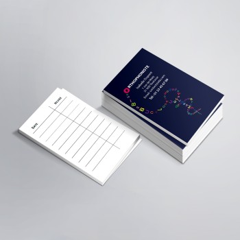 Cartes de rendez-vous imprimées pour Orthophonistes