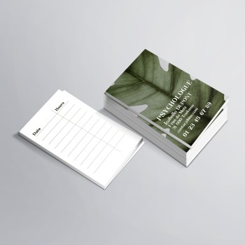 Cartes de RDV simples n°2 pour Psychologue