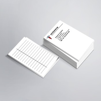 Cartes de RDV simples n°1 pour Ostéo
