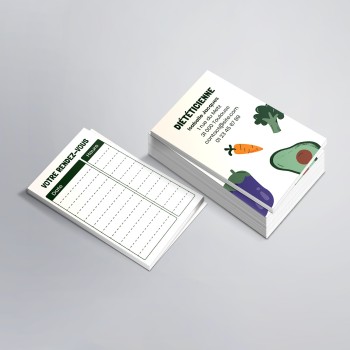 Cartes de RDV simples n°8 pour Psychologue