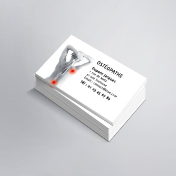 Cartes de visites pour Ostéopathes