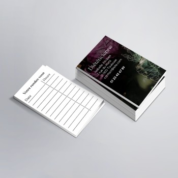 Cartes de RDV simples n°8 pour Psychologue