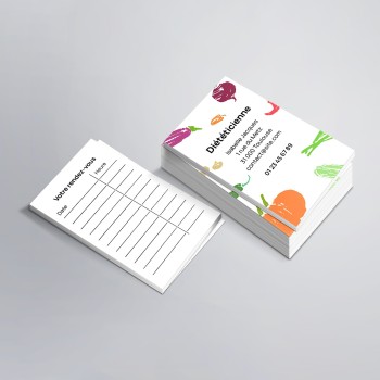 Cartes de RDV simples n°8 pour Psychologue
