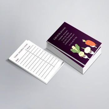 Cartes de RDV simples n°8 pour Psychologue
