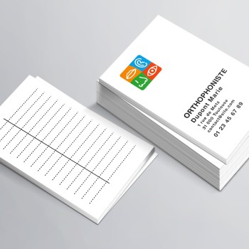Carte de rendez-vous pour les orthophonistes n°8