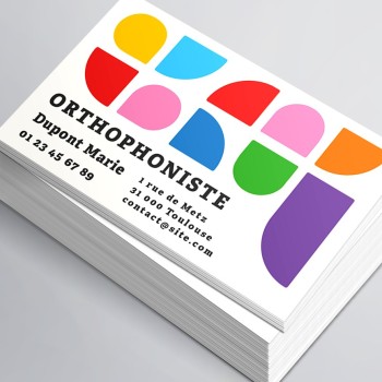 Cartes visite Orthophoniste N°9