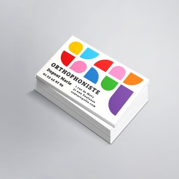 Cartes visite Orthophoniste N°9