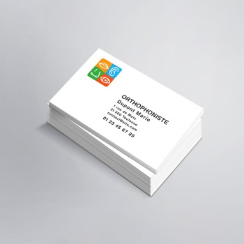 Cartes visite Orthophoniste N°8