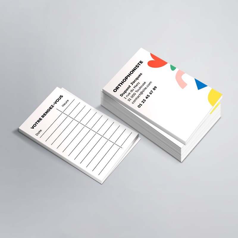 Carte de rendez-vous pour les orthophonistes n°10