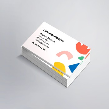 Cartes visite Orthophoniste N°9