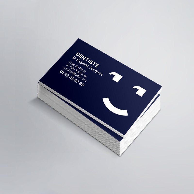 Carte visite pour chirurgien dentiste N°14