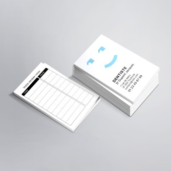Carte de rendez vous simple pour Dentistes