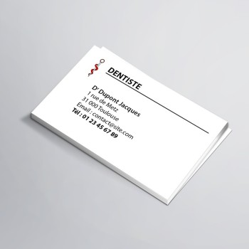 Cartes de visite pour les Dentistes