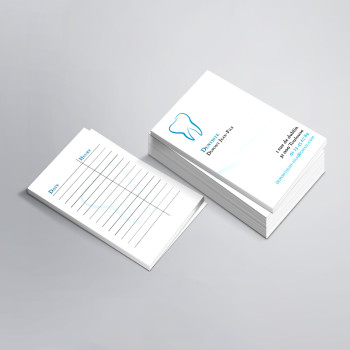 Carte de rendez vous simple pour Dentistes