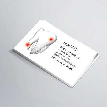 Cartes de visite pour Dentistes