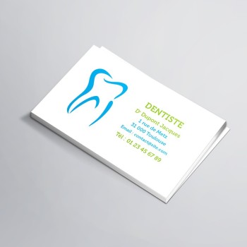Carte visite pour les chirurgiens dentistes