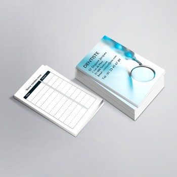 Carte de rendez-vous Dentiste