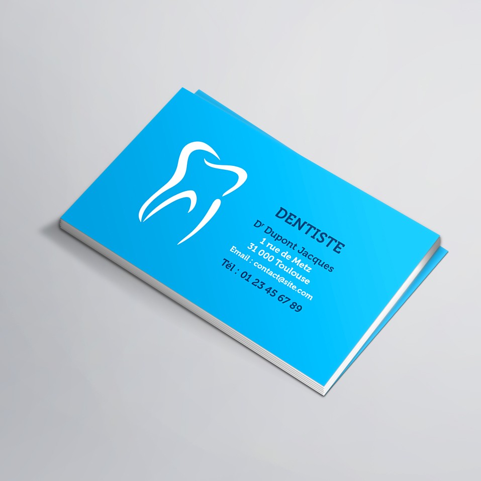 Carte de visite Dentiste - visuel n°10