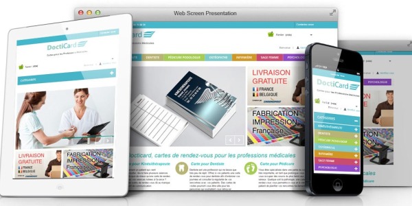 Nouveau Site reponsive docticard