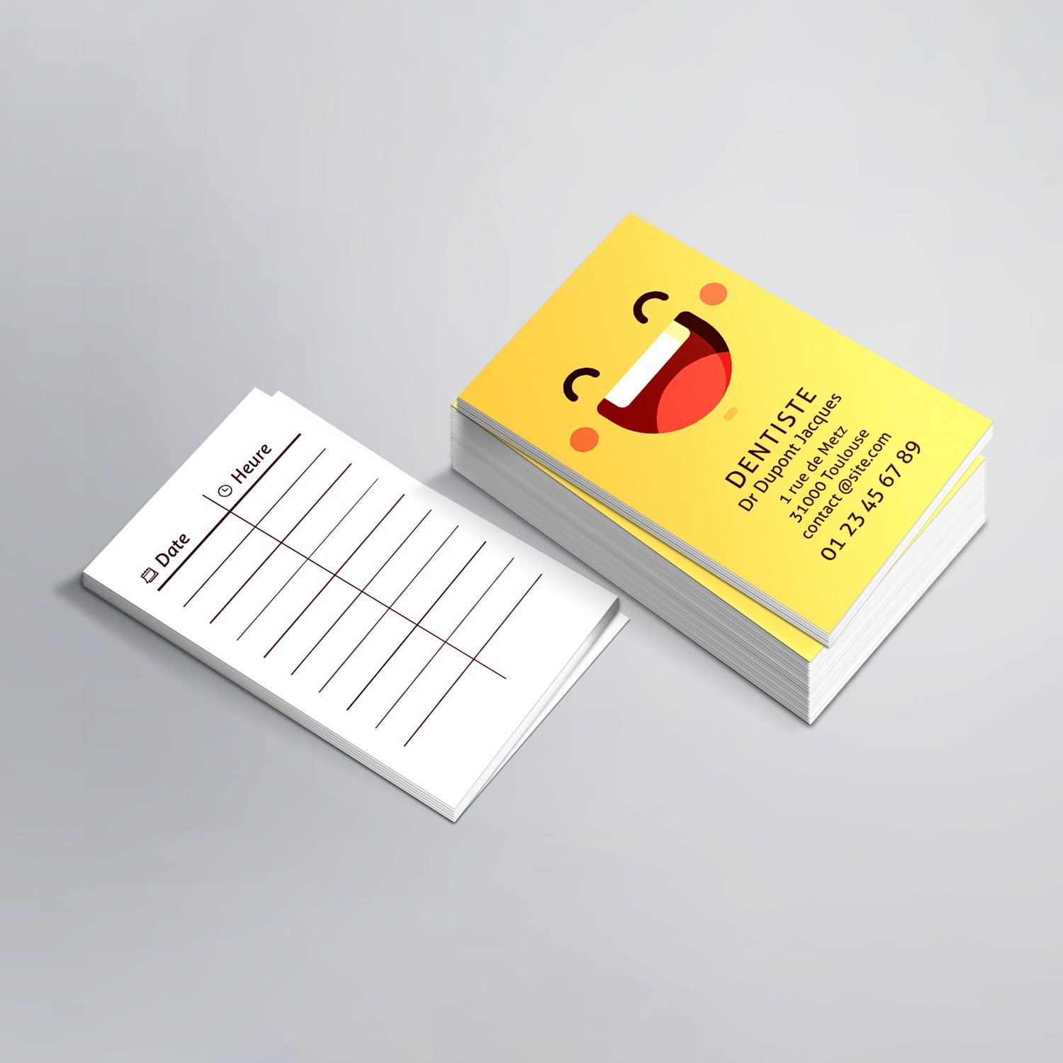 Carte pour dentiste